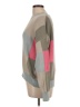 Wishlist 100% Cotton Color Block Tan Pullover Sweater Size L - photo 5