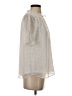 Tamara H. Polka Dots Ivory Short Sleeve Blouse Size S - photo 4