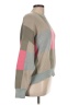 Wishlist 100% Cotton Color Block Tan Pullover Sweater Size L - photo 4