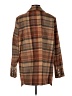 Free People Plaid Brown Coat Size M - photo 2