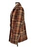 Free People Plaid Brown Coat Size M - photo 5