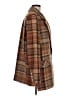 Free People Plaid Brown Coat Size M - photo 4