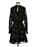 Blu Pepper 100% Polyester Polka Dots Black Cocktail Dress Size XS - photo 1