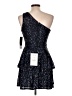 Trixxi 100% Polyester Stars Blue Cocktail Dress Size L - photo 2
