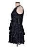 Trixxi 100% Polyester Stars Blue Cocktail Dress Size L - photo 5