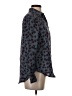 J.Crew 100% Viscose Animal Print Blue Long Sleeve Blouse Size XS - photo 4
