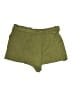 BLOOMCHIC 100% Rayon Solid Green Shorts Size 22 - photo 2