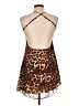 PrettyLittleThing 100% Polyester Animal Print Brown Cocktail Dress Size 10 - photo 2