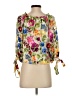 Alice + Olivia Multi Color Yellow 3/4 Sleeve Blouse Size XS - photo 2