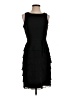 Taylor 100% Silk Black Cocktail Dress Size 2 - photo 1