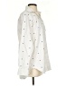 Lands' End Stars Ivory Long Sleeve Button-Down Shirt Size S - photo 4