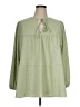 Ellos Green 3/4 Sleeve Blouse Size 14 - photo 1