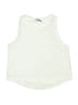 Athleta 100% Polyester Ivory Sleeveless T-Shirt Size XS (kids) - photo 1