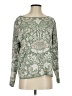 J.Jill 100% Cotton Floral Green Pullover Sweater Size XS - photo 1
