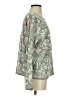 J.Jill 100% Cotton Floral Green Pullover Sweater Size XS - photo 4