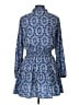 Cupshe 100% Polyester Paisley Blue Casual Dress Size L - photo 2