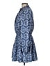Cupshe 100% Polyester Paisley Blue Casual Dress Size L - photo 5
