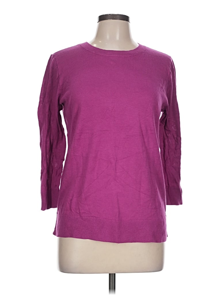 Pre-owned Halogen Sweatshirt In Purple