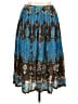 Assorted Brands 100% Rayon Paisley Blue Casual Skirt Size XL - photo 2