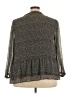 Ann Taylor LOFT 100% Polyester Gray Long Sleeve Blouse Size 22 - photo 2
