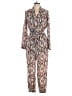Assorted Brands 100% Polyester Brown Tan Jumpsuit Size L - photo 1