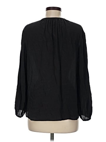 Everlane 3/4 Sleeve Silk Top (view 2)