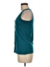 Apostrophe Teal Sleeveless Top Size M - photo 5