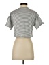 Unbranded Stripes Silver Gray Short Sleeve T-Shirt Size S - photo 2