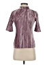 Pilcro Burgundy Short Sleeve Blouse Size XS - photo 1