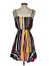 Express 100% Rayon Stripes Yellow Casual Dress Size S - photo 2