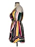 Express 100% Rayon Stripes Yellow Casual Dress Size S - photo 5