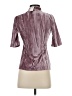 Pilcro Burgundy Short Sleeve Blouse Size XS - photo 2