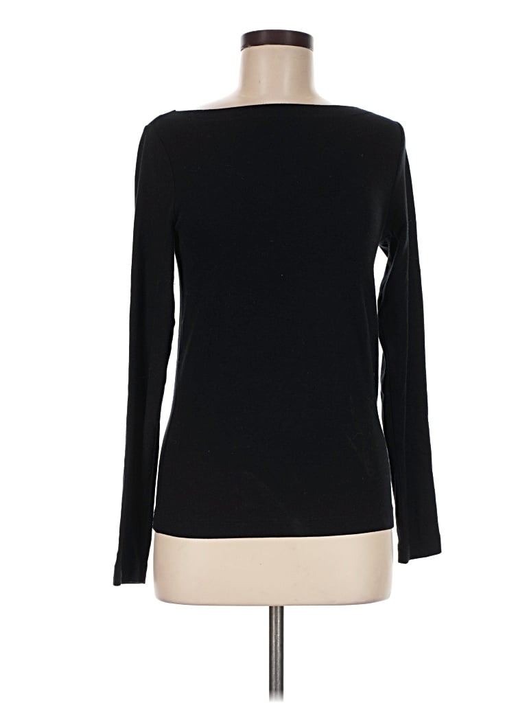 Pre-owned Gap Long Sleeve T-shirt In Black
