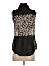 Assorted Brands 100% Polyester Floral Black Sleeveless Blouse Size S - photo 2