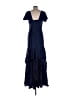 Rene Ruiz 100% Polyester Blue Cocktail Dress Size 10 - photo 2