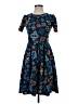 Lularoe Stars Blue Cocktail Dress Size S - photo 1