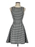 Aqua Houndstooth Gray Cocktail Dress Size S - photo 1