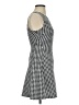 Aqua Houndstooth Gray Cocktail Dress Size S - photo 4