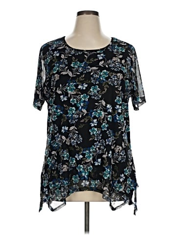 Croft & Barrow Short Sleeve Blouse (view 1)