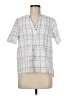 Gloria Vanderbilt Gray Short Sleeve Blouse Size M - photo 1