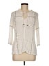 Pale Sky 100% Rayon Ivory 3/4 Sleeve Blouse Size M - photo 1