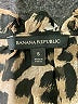 Banana Republic 100% Polyester Animal Print Brown Long Sleeve Blouse Size S - photo 7