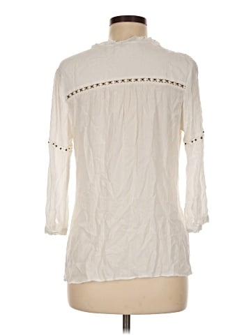 Pale Sky 3/4 Sleeve Blouse (view 2)