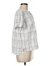Gloria Vanderbilt Gray Short Sleeve Blouse Size M - photo 4
