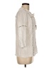 Pale Sky 100% Rayon Ivory 3/4 Sleeve Blouse Size M - photo 4