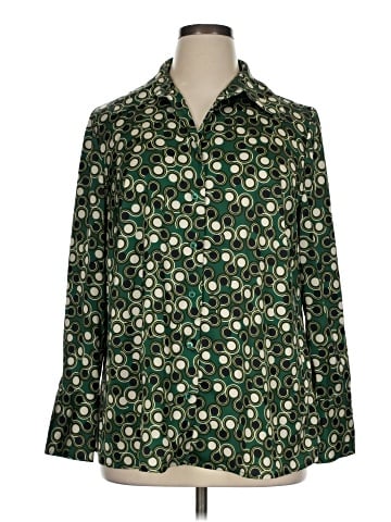 ELOQUII Long Sleeve Blouse (view 1)
