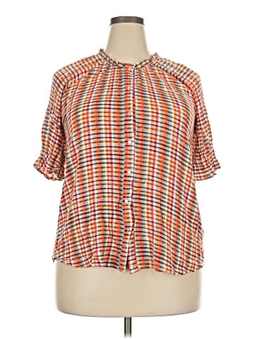Bobeau Short Sleeve Blouse (view 1)