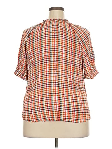 Bobeau Short Sleeve Blouse (view 2)