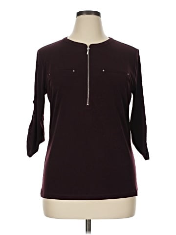 7th Avenue Design Studio New York & Company 3/4 Sleeve Top (view 1)