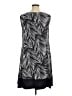 Connected Apparel Graphic Gray Casual Dress Size 14 - photo 2